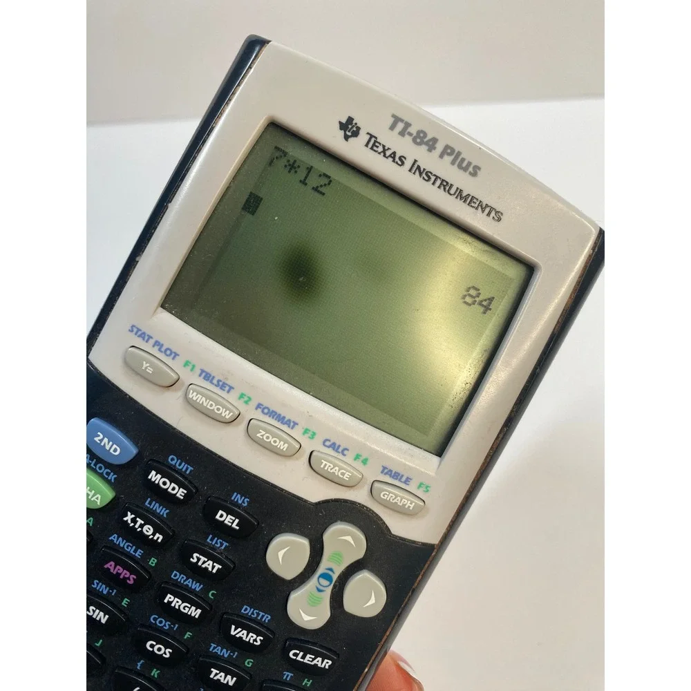Texas Instruments TI-84 Plus Graphing Calculator Student Math Tested Working - Picture 6 of 6